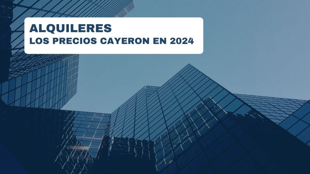 los alquileres cayeron este año
