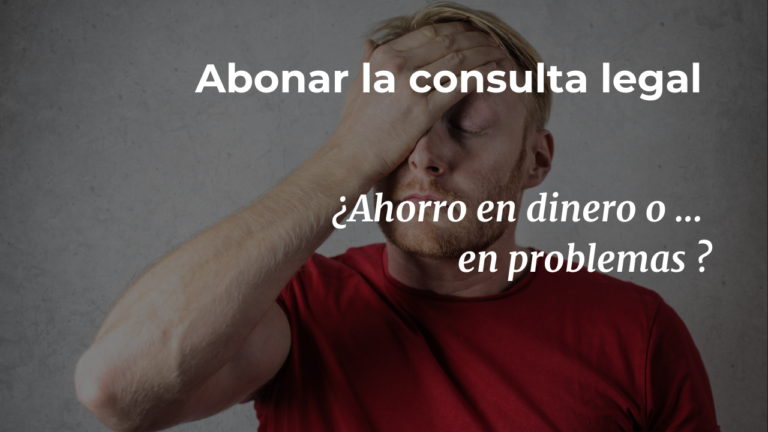 Abonar la consulta con un abogado puede ahorrar tiempo y dinero